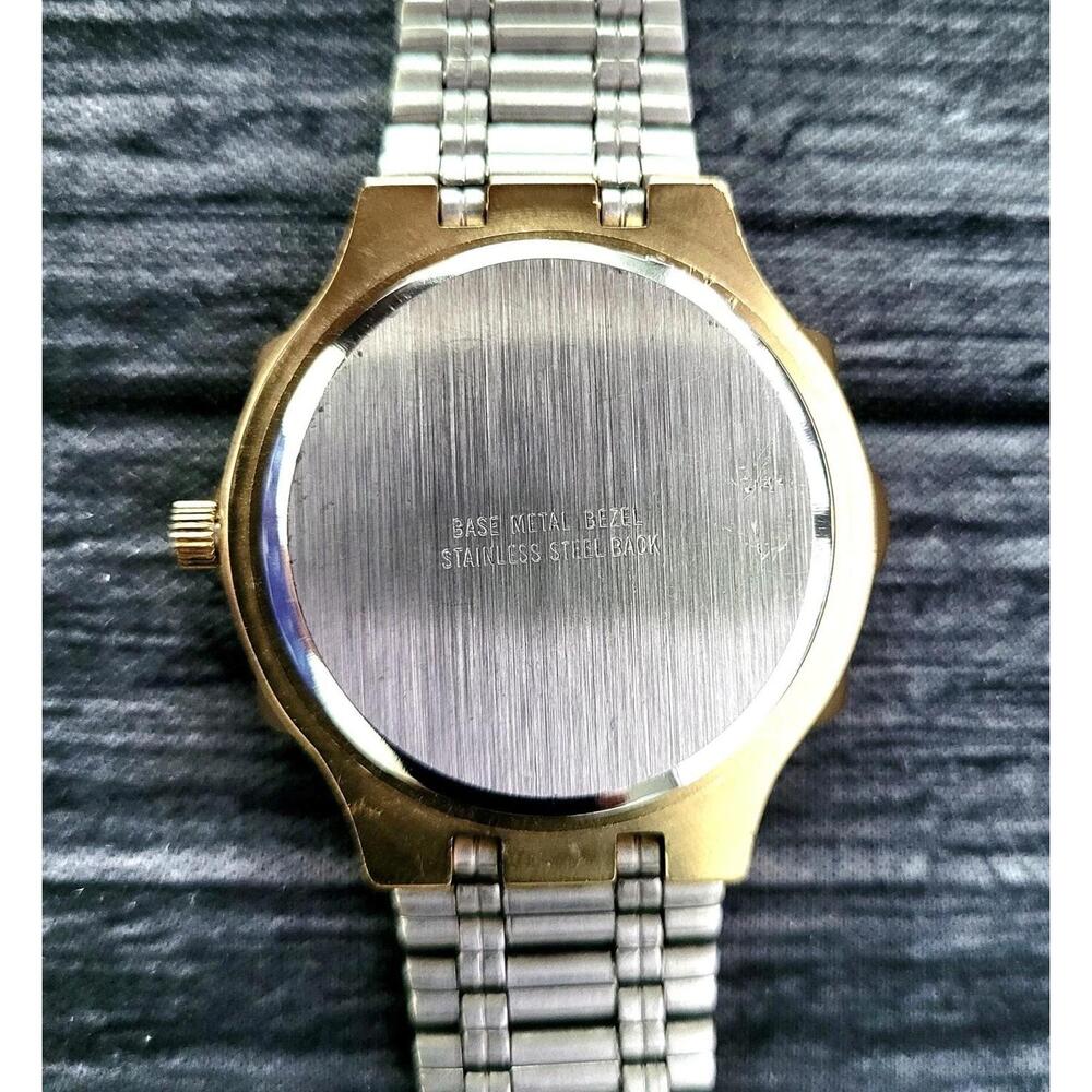 Rare Vintage Benrus Swiss Diamond Executive Gold Tone Watch‎ - Picture 9 of 9